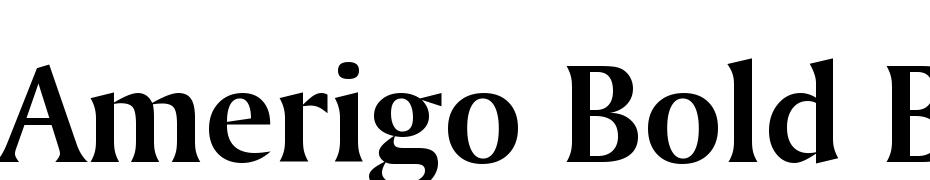 Amerigo Bold BT cкачати шрифт безкоштовно